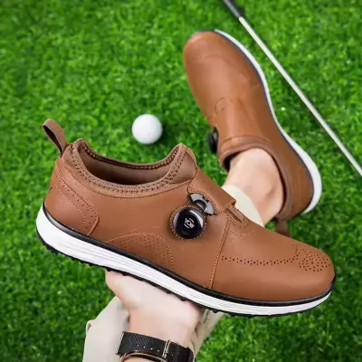 SOFT LINING LEATHER GOLF SHOES
